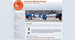 Desktop Screenshot of judo-mladost.com